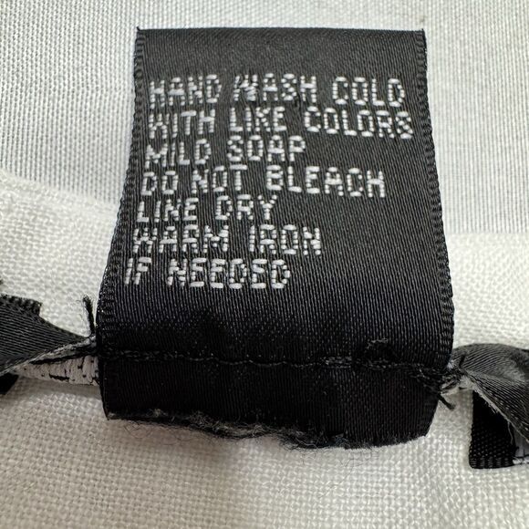 Autograph New York Women’s White Linen Button Front Skirt Size 12 100% Linen - Picture 12 of 12